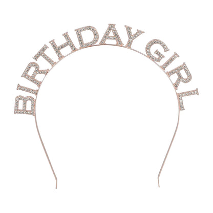 Metalltiara, birthday girl