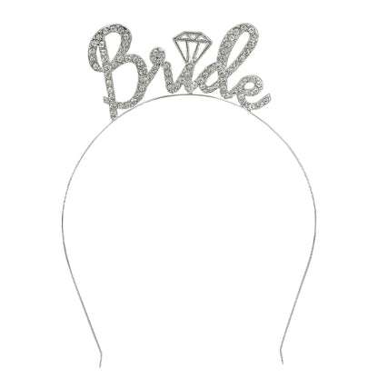 Metalltiara, bride diamond