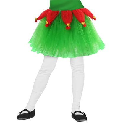 Tyllkjol för barn, grön elf