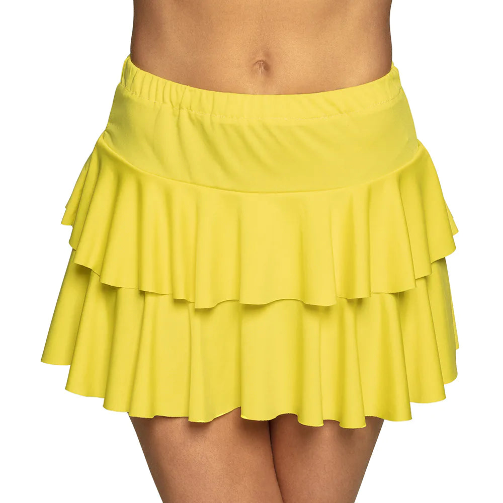 Kjol, 80-tal neon gul one size