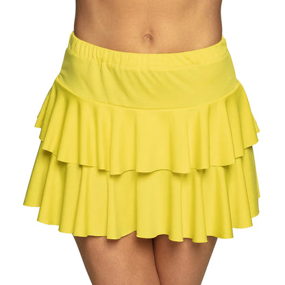 Kjol, 80-tal neon gul one size