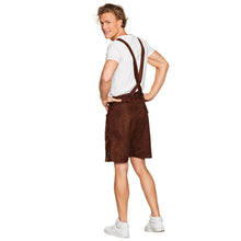 Lederhosen, bruna korta L/XL