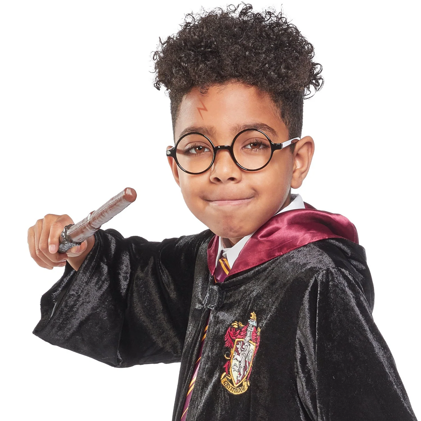 Harry Potterset, glasögon & stav
