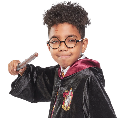 Harry Potterset, glasögon & stav