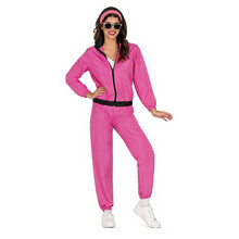 Träningsoverall, rosa neon S (36-38)