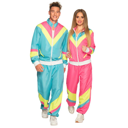 Träningsoverall, neon rosa