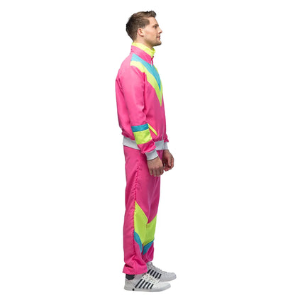 Träningsoverall, neon rosa