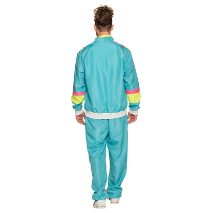 Träningsoverall, neon blå