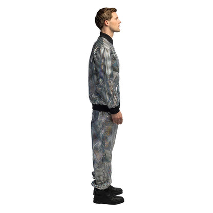 Träningsoverall, disco diamond silver