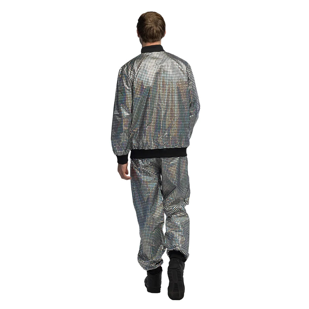 Träningsoverall, disco diamond silver