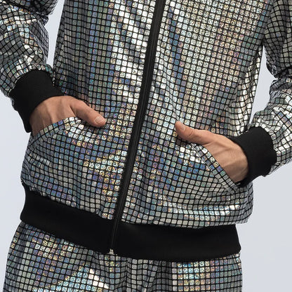 Träningsoverall, disco diamond silver