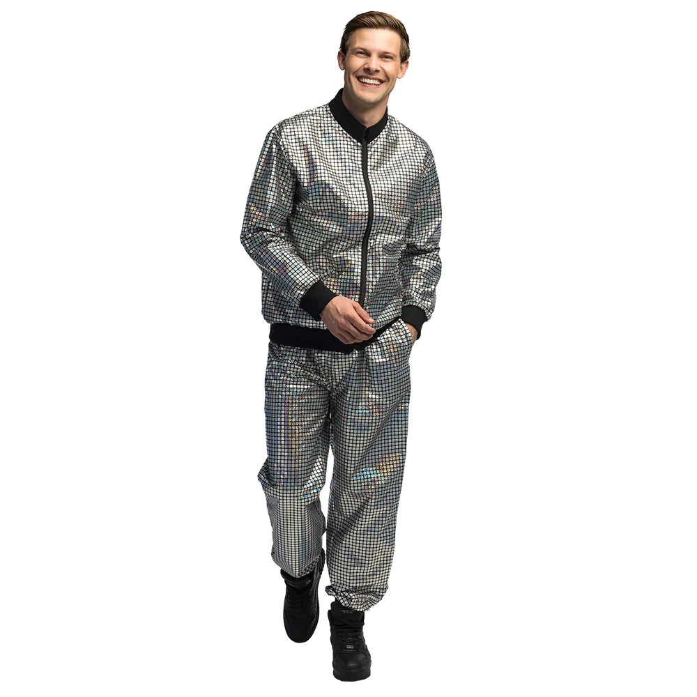 Träningsoverall, disco diamond silver
