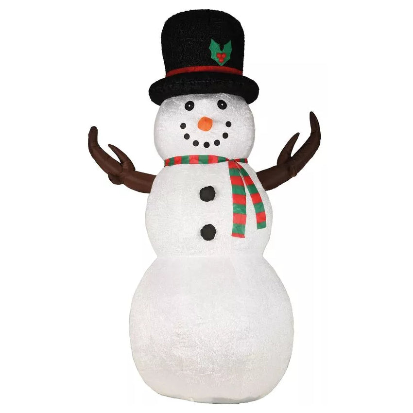 Uppblåsbar props, snögubbe 260 cm