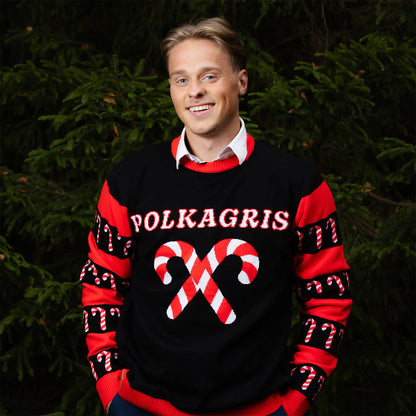 Jultröja Polkagris