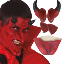 Latexset, djävul röda