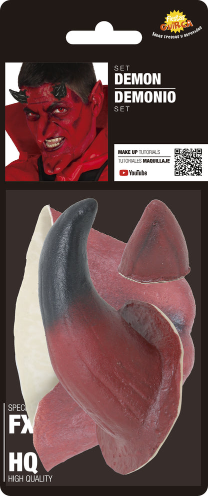 Latexset, djävul röda