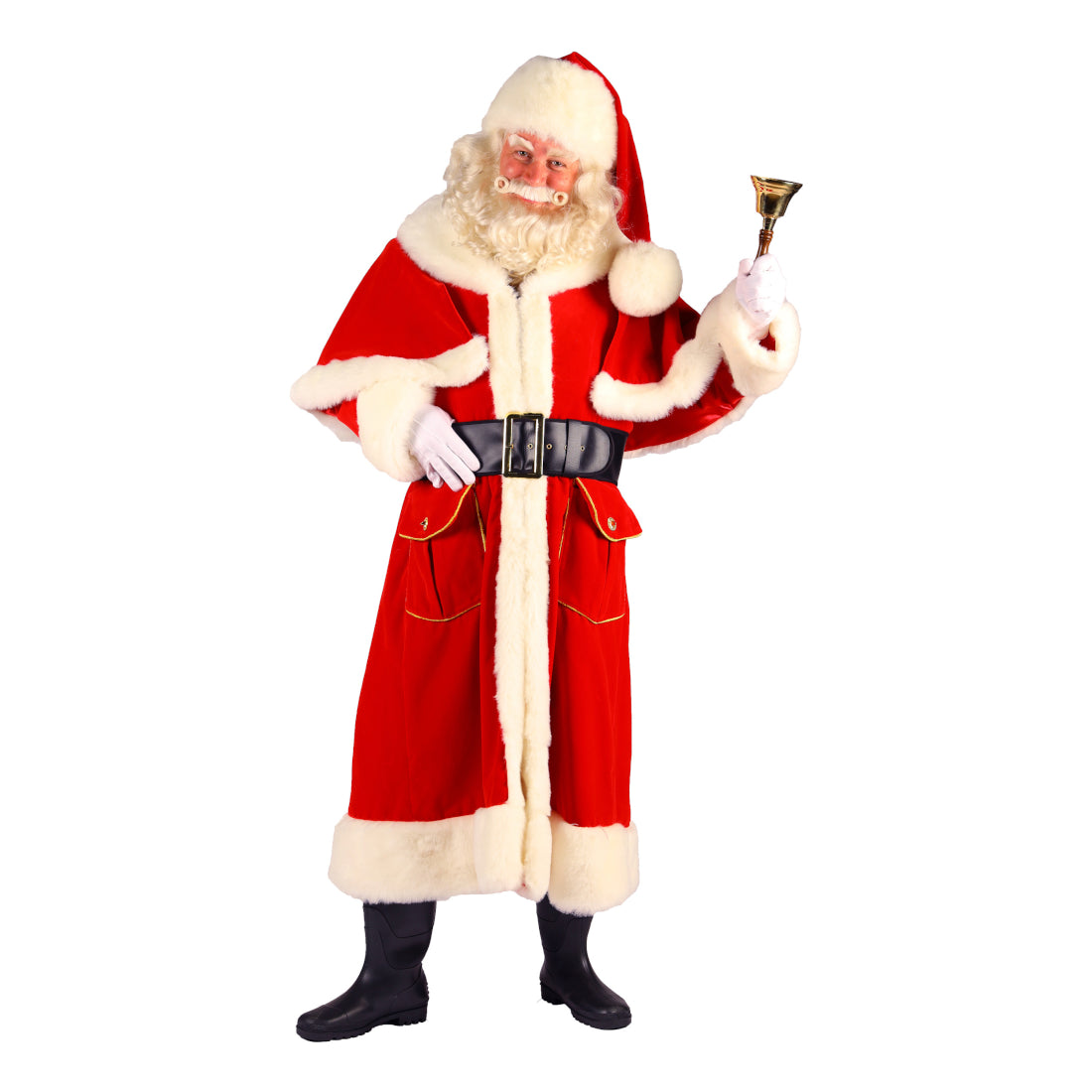 Tomtedräkt, lång kappa XXL