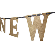 Girlang, happy new year guld 360x13 cm