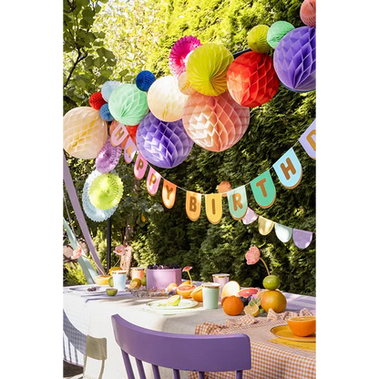 Girlang, happy birthday mix 163x12 cm