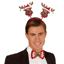 Juldiadem, renar glitter