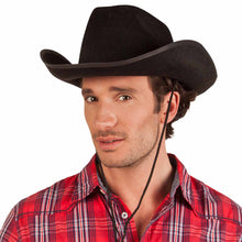 Cowboyhatt, rodeo svart
