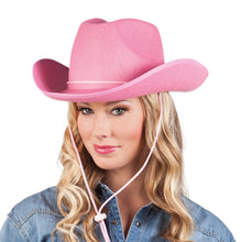 Cowboyhatt, rodeo rosa