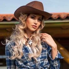 Cowboyhatt, rodeo brun