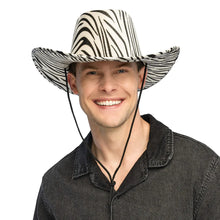 Cowboyhatt, zebra