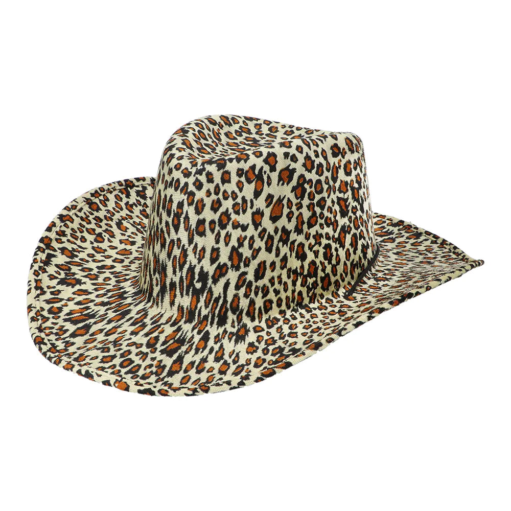 Cowboyhatt, leopard