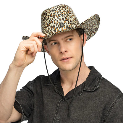 Cowboyhatt, leopard