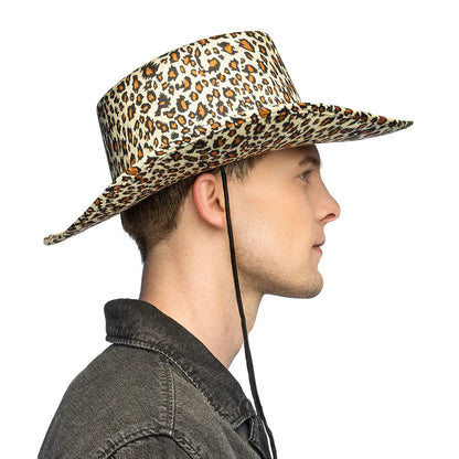 Cowboyhatt, leopard