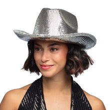 Cowboyhatt, groovy silver