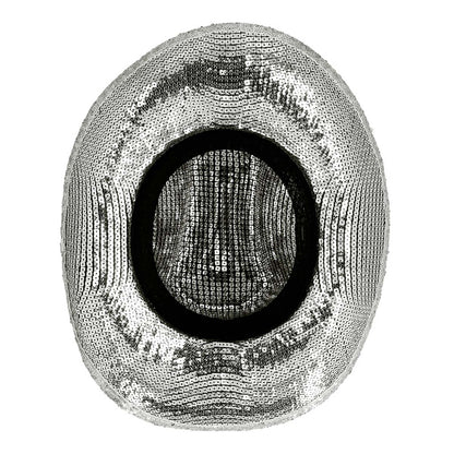 Cowboyhatt, groovy silver