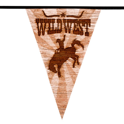 Flaggirlang, wild west 6 m