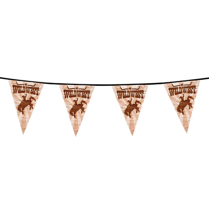 Flaggirlang, wild west 6 m