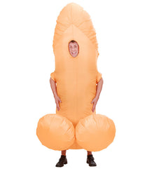 Uppblåsbar dräkt, penis