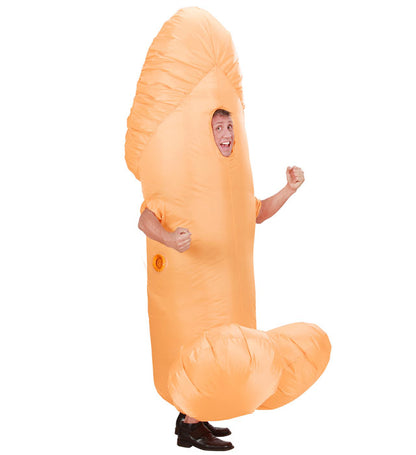 Uppblåsbar dräkt, penis