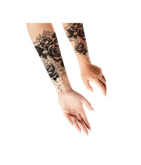 Tatuering, rosor 14x30 cm