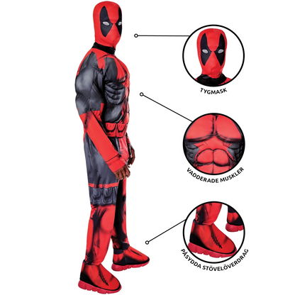 Dräkt, Deadpool deluxe M/L