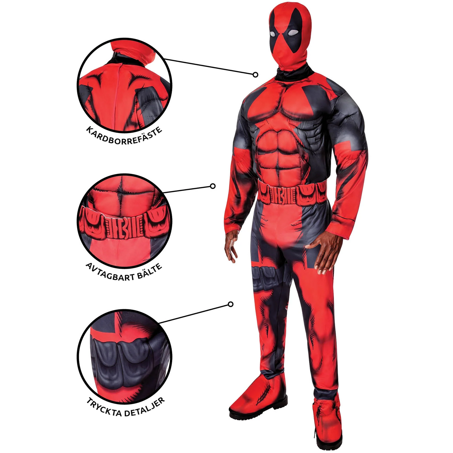 Dräkt, Deadpool deluxe M/L