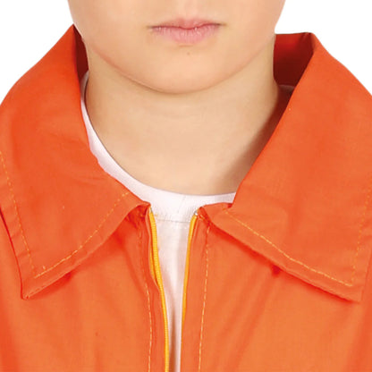 Barndräkt, fånge orange 3-4 år (105 cm)