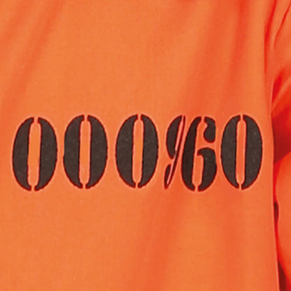 Barndräkt, fånge orange 3-4 år (105 cm)