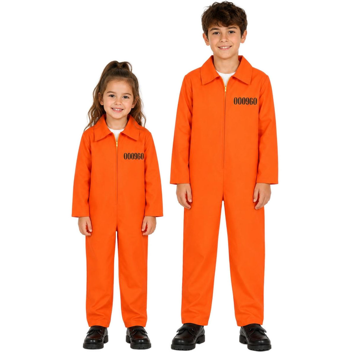 Barndräkt, fånge orange