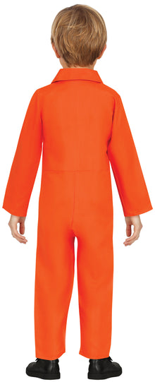 Barndräkt, fånge orange 10-12 år (147 cm)