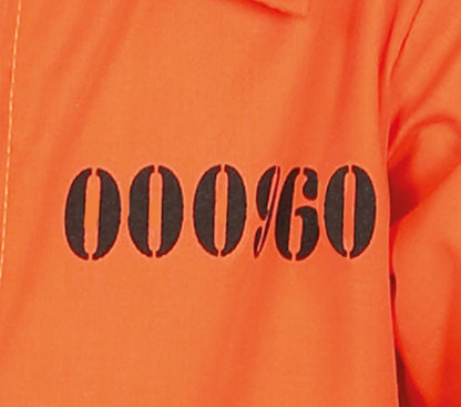Barndräkt, fånge orange 10-12 år (147 cm)