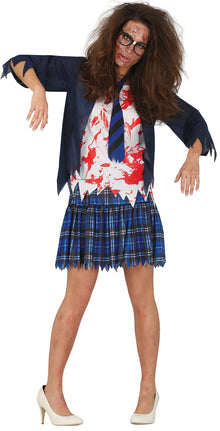 Tonårsdräkt, zombie high schooler 14-16 år (168 cm)