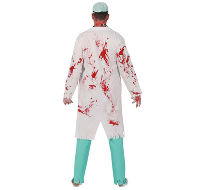 Tonårsdräkt, zombie doktor 14-16 år (168 cm)