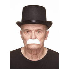 Mustasch, barkeep vit