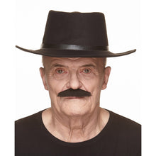 Mustasch, butler svart