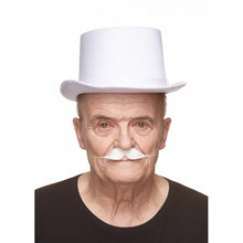 Mustasch, gentleman vit